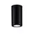 Plafoniera Nova Luce Spot, 1xGU10, 140x76mm, negru nisipiu, IP54