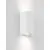 Aplica Nova Luce York, 2xGU10, 110x85x195mm, alb nisipiu, IP65