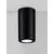 Plafoniera Nova Luce Spot, 1xGU10, 140x76mm, negru nisipiu, IP54