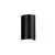 Aplica Nova Luce York, 2xGU10, 110x85x195mm, negru nisipiu, IP65