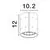 Spot LED Nova Luce Ritz, 10W, 3000K, rotund, gri, IP65