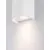 Aplica Nova Luce York, 2xGU10, 110x85x195mm, alb nisipiu, IP65