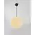 Pendul Nova Luce Moon, 1xE27, 250x400mm, alb-negru, IP65