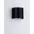 Aplica Nova Luce York, 1xGU10, 110x85x110mm, negru nisipiu, IP65