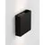 Aplica LED Nova Luce Way, 6W, 3000K, negru nisipiu, IP65