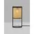Veioza Nova Luce Erto, 1xE27, lemn natural-negru