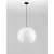 Pendul Nova Luce Moon, 1xE27, 250x500mm, alb-negru, IP65