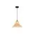 Pendul Nova Luce Capa, 1xE27, lemn natural-negru