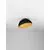 Plafoniera Nova Luce Onia, 1xE27, auriu-negru, 9695311