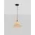 Pendul Nova Luce Capa, 1xE27, lemn natural-negru