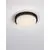 Plafoniera LED Nova Luce Tiepolo, 19W, 3000K, negru nisipiu, IP65