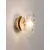 Aplica Nova Luce King, 1xG9 max. 5W, D17 cm, alama antica, IP20