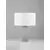Veioza Nova Luce Ammos, 1xE27, alb-gri