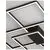 Plafoniera LED Nova Luce Bilbao, 55W, 3000K, negru mat, dimabil