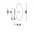 Aplica Nova Luce King, 1xG9, alama antica, 9006035