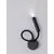 Aplica LED Nova Luce Sonica, 6W, 3000K, negru