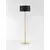 Lampadar Nova Luce Sibnia, 1xE27, alama-negru