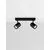 Plafoniera Nova Luce Alma, 2xGU10 max. 10W, negru, IP44