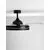 Plafoniera cu ventilator LED Nova Luce Nevma, 76W, 3000-4000-6500K, negru, 6 viteze, CCT telecomanda