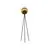 Lampadar LED Nova Luce Kitro, 12W, 3000K, auriu-negru