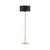 Lampadar Nova Luce Sibnia, 1xE27, alama-negru
