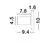 Aplica LED Nova Luce Nano, 5W, 3000K, negru