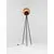 Lampadar LED Nova Luce Kitro, 12W, 3000K, auriu-negru