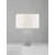 Veioza Nova Luce Ammos, 1xE27, alb-gri