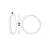 Oglinda LED Nova Luce Onar, 21W, 3000K, negru