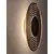 Aplica LED Nova Luce Nous, 8W, 3000K, fumuriu-nichel negru