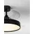 Plafoniera cu ventilator LED Nova Luce Nevma, 76W, 3000-4000-6500K, negru, 6 viteze, CCT telecomanda