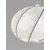 Pendul Nova Luce Natural Bora, 1xE27, D450, alb