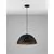 Pendul Nova Luce Natural Talcum, 1xE27, D420, negru