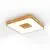 Plafoniera LED Mantra Coin, 80W, 2700-5000K, alb, lemn natur, telecomanda, Smart control App