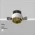 Spot fix LED, incastrat, Maytoni Round, 12W, 3000K, 73x60mm, alama