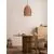 Pendul Nova Luce Natural Mapi, 1xE27, rosu, maro, negru