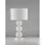 Veioza Nova Luce Natural Chamois, 1xE27, alb