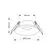 Spot fix incastrat Mantra Tavira, 1xGU10, 40x85mm, negru, IP54, 8655