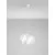Pendul Nova Luce Natural Bora, 1xE27, D450, alb