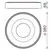 Plafoniera LED Mantra Coin, 56W, 2700K-5000K, D38 cm, negru, dimabil, telecomanda, Smart App
