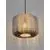 Pendul Nova Luce Natural Lupe, 1xE27, albastru, maro, negru
