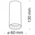 Spot fix aplicat Maytoni Focus, 1xGU10, negru, rotund, IP20