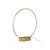 Lampadar LED AZzardo Vanessa, 3000/4000/6000K, auriu