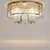 Plafoniera Maytoni Frame, 9xE14, D650 mm, H330 mm, auriu