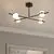 Lustra LED Mantra Cuba, 32W, 3000K, alb, auriu, negru