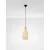 Pendul Nova Luce Natural Ona, 1xE27, maro, negru