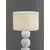 Veioza Nova Luce Natural Chamois, 1xE27, alb