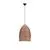 Pendul Nova Luce Natural Mapi, 1xE27, rosu, maro, negru