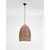 Pendul Nova Luce Natural Mapi, 1xE27, rosu, maro, negru