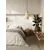 Pendul Nova Luce Natural Ona, 1xE27, maro, negru